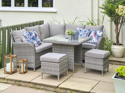 Monaco Stone Compact Dining Modular