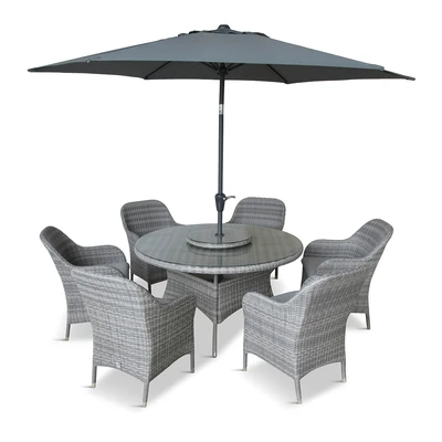 Monte Carlo Stone 6 Seat Dining Set - image 3