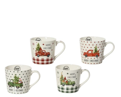 Mug Porcelain Asst. D.9.8cm x H.8.8cm
