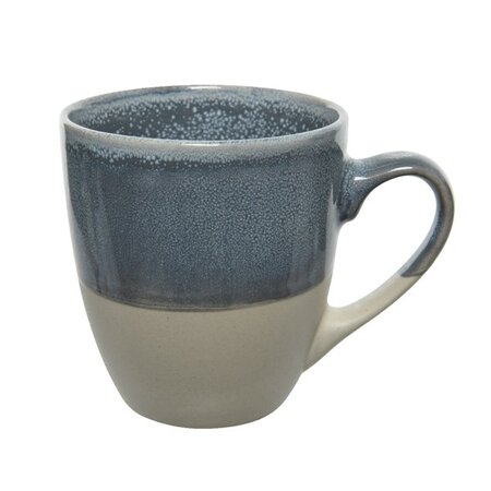Mug Stoneware Reactive Glaze  Grey