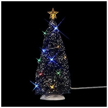 Multi Light Evergreen Tree, Medium, B/O (4.5V)