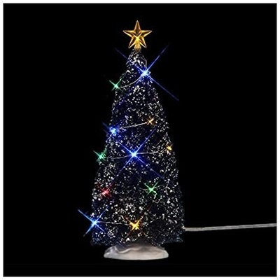 Multi Light Evergreen Tree, Medium, B/O (4.5V)