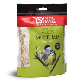 Multi Mix Suet Pellets 25% Extra Free 1.88kg
