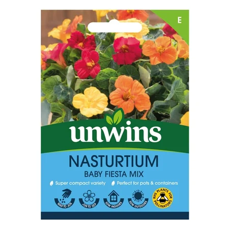 Nasturtium Baby Fiesta Mix