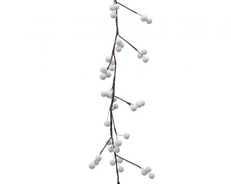 NG Foam Berry Garland White 130Cm