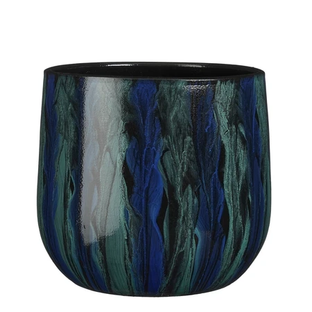 Nigel Pot Round Blue H24Xd27Cm