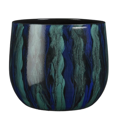 Nigel Pot Round Blue H28Xd33Cm
