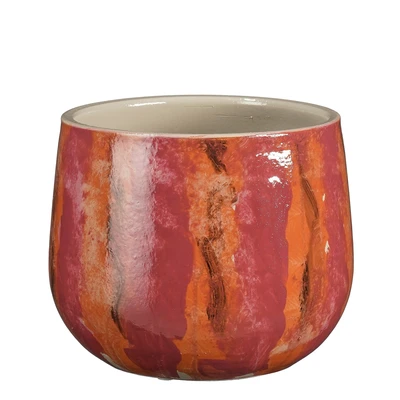 Nigel Pot Round D. Pink  H15Xd17Cm