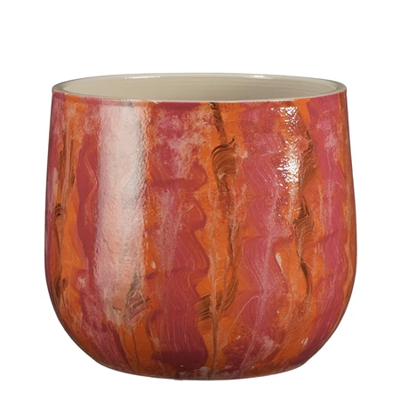 Nigel Pot Round D. Pink H24Xd27Cm