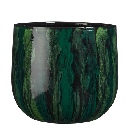 Nigel Pot Round Green H28Xd33Cm