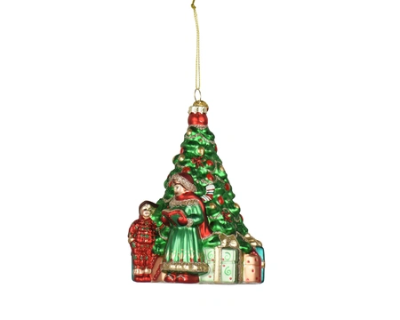 Ornament Glass Christmas Tree Collectable W.8.2cm x H.14.4cm - image 2