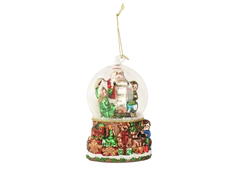 Ornament Glass Santa Collectable D.8.6cm x H.11.8cm - image 2