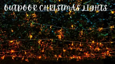 Outdoor Christmas Lighting