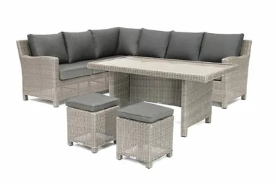 Palma Corner with Glass top Table - image 3