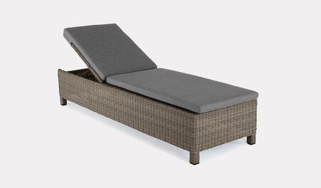 Palma Lounger with Taupe Cushions