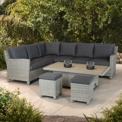 Palma Signature Corner Left-Side Set White Wash - image 2