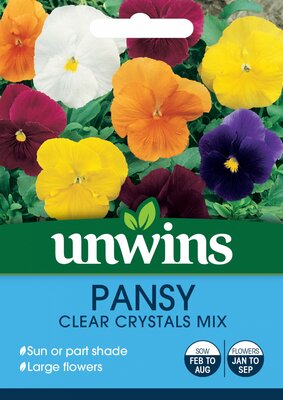 Pansy Clear Crystals Mix - image 1