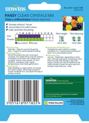 Pansy Clear Crystals Mix - image 2