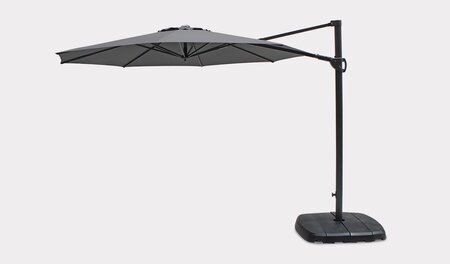 Parasol 3m Free Arm Grey - image 2