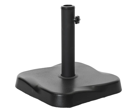 Parasol Base Concrete Outdoor Black 15kg