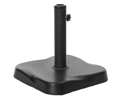 Parasol Base Concrete Outdoor Black 15kg