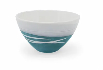 Paul Maloney Pottery Teal S/4 Bowls