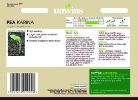 Pea (Maincrop) Karina (Organic) - image 2
