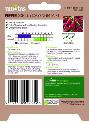 Pepper (Chilli) Cayennetta F1 - image 2