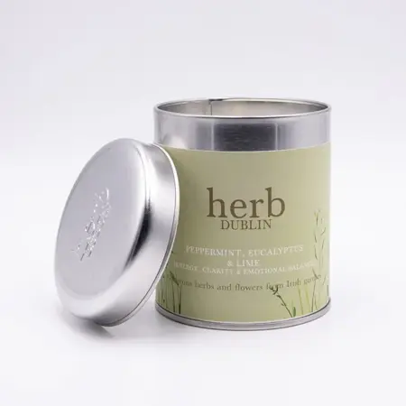 Peppermint & Eucalyptus- Tin Candle