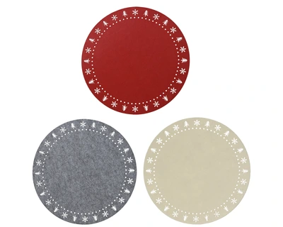 Placemat Felt Asst. H.38cm