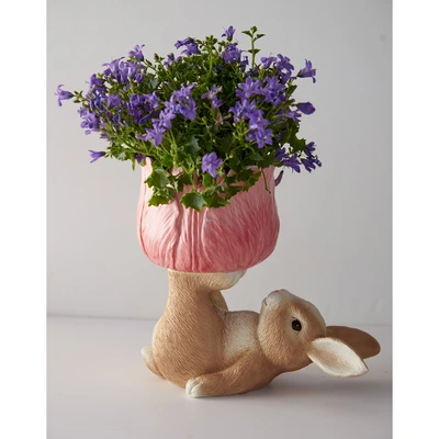 Planter Polyresin Brown/Colour(S) L.11.5Cm X W.20.5Cm X H.19Cm - image 2