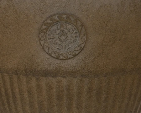 Planter Recycled Round 3Col Asst.H.30Cm - image 3