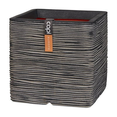 Planter square Rib 40x40x40 anthracite - image 1