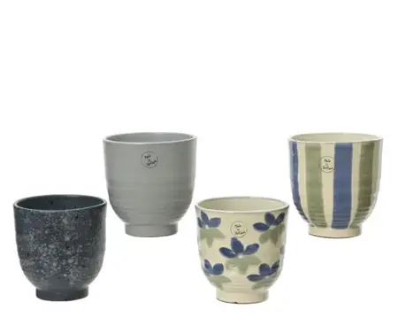 Planter Terracotta 4 Asst. D.15Cm X H.15Cm