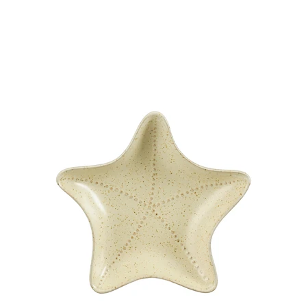 Plate Starfish Cream - H4Xd22,5Cm