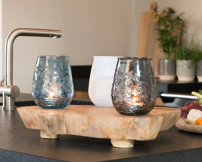 Plate Teakwood Dia40.00-H7.00cm Natural - image 2