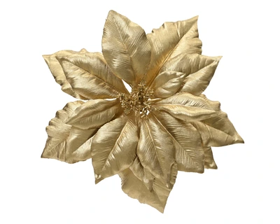 Poinsettia Gold D.24cm x H.7cm