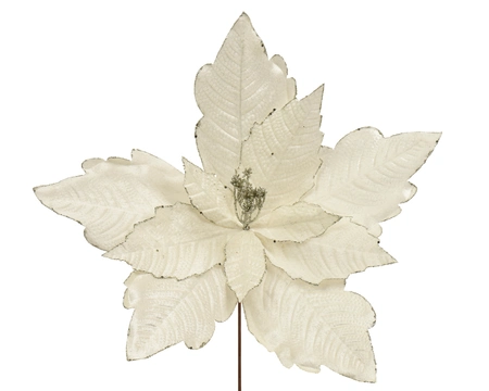 Poinsettia Velvet Cream D.50cm x H.15cm