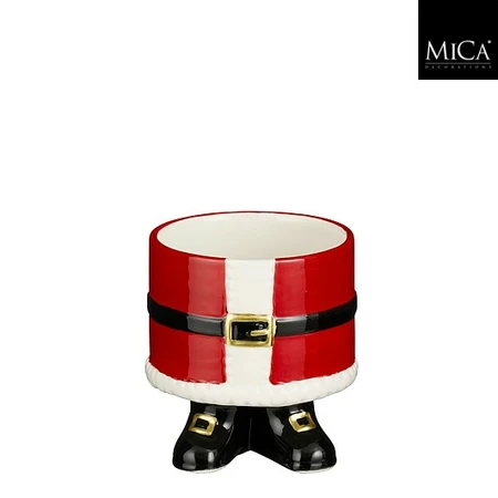 Pot Santa Red - H10Xd9,5Cm