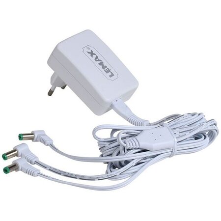 Power Adaptor, 4.5V, White, 3-Output, Changeable Plug: Uk