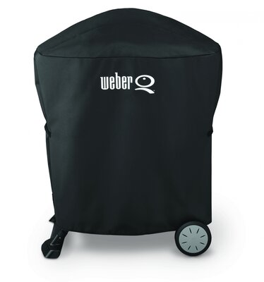 Weber Premium Barbecue Cover - Fits Q 100/1000 And 200/2000 Series Using Stand Or Cart