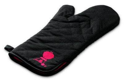 Premium Grill Mitt - Black, Extended Cuff