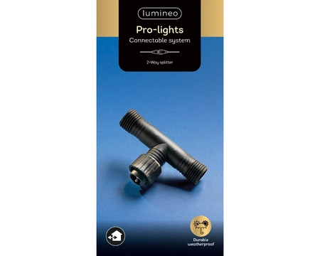 Pro-Lights 2 Way Splitter Outdoor black W6-H4.50cm - image 2