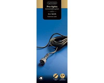 Pro-Lights Extension Cable Outdoor black L5m - image 2