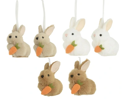 Rabbit Polyester 3Col  Asst. L.6Cm X W.5Cm X H.7Cm