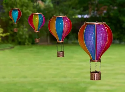 Rainbow Flaming Balloon - XL - image 3