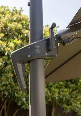 RE Square 3x3m Cantilever Light Grey - image 3