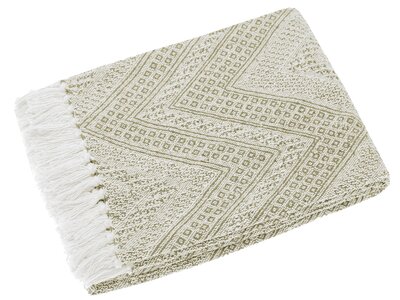 Recycled cotton throw oatmeal