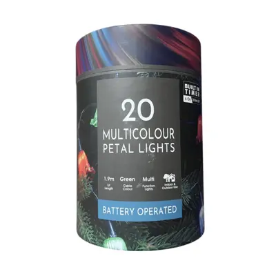 Retro Mulit-Colour Petal 20pk