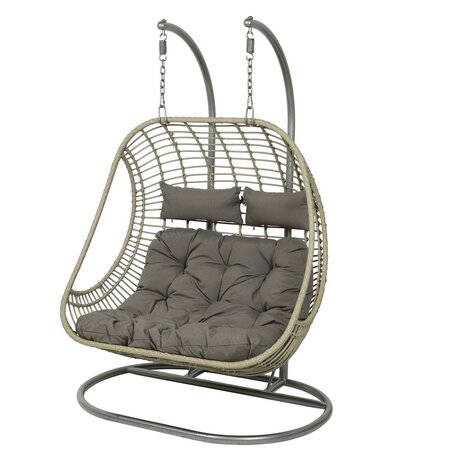 Riga Double Wicker outdoor Egg Chair